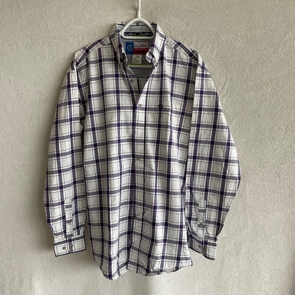 George Strait Cowboy Cut Collection by Wrangler / Men’s Long Sleeve Button-Down - Picture 1 of 7